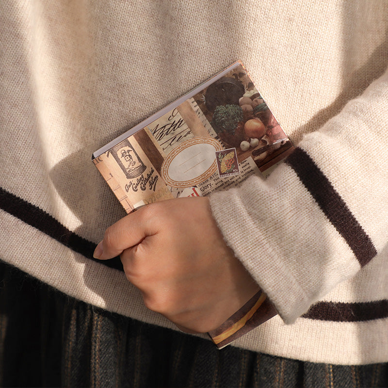 Retro Gift Box 155-piece Set Ins Gift Box Notebook Tape Sticker Set